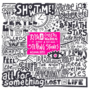 Stepping Stones (Acuna Remix) by Riya & Collette Warren Cover Art