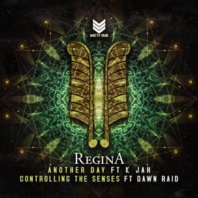 Another Day / Controlling The Senses by K Jah, Dawn Raid & Regina Cover Art