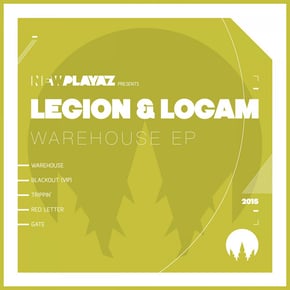 Warehouse EP by Legion, Logam & NC-17 Cover Art