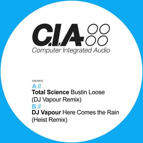 Bustin Loose (DJ Vapour Remix) / Here Comes the Rain (Heist Remix) by Total Science & DJ Vapour Cover Art