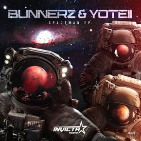 Spaceman EP by Bunnerz & Yoteii Cover Art