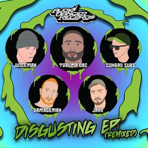 DISGUSTING EP (Remixed) by Trauma DBC & theStandard Cover Art