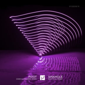 Pivot (Camo & Krooked Remix) / Sinkhole (Skeptical Remix) by Mefjus, Camo & Krooked & Skeptical Cover Art