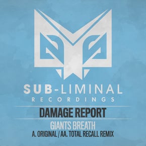 Giants breath (Original mix & Total Recall remix) by Damage Report & Total Recall Cover Art
