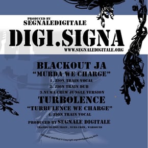 Murda We Charge / Turbolence We Charge by Lowriderz, Blackout JA & Turbulence Cover Art