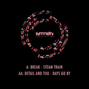 Steam Train / Days Go By by Break, Detail & Tiiu Cover Art