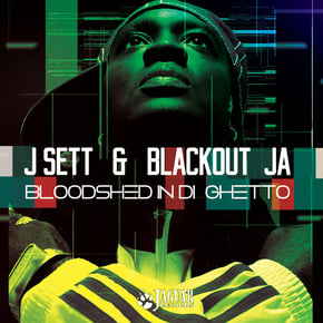 Bloodshed In Di Ghetto by Lowriderz, J Sett & Blackout JA Cover Art