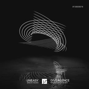 Uneasy (Break Remix) / Divergence (Misanthrop Remix) by Mefjus, Break & Misanthrop Cover Art