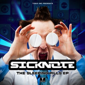 Sleeping Pills EP by Sicknote (UK) Cover Art