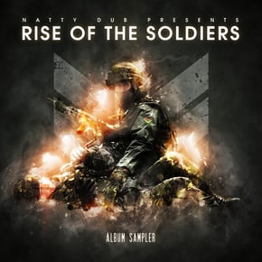 Rise Of The Soldiers Album Sampler Pt 2 by FFF, Bladerunner & Saxxon Cover Art