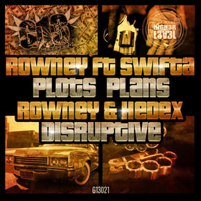 Plots Plans / Disruptive by Black Orchid, Rowney & Hedex Cover Art