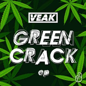 Green Crack EP by Veak Cover Art