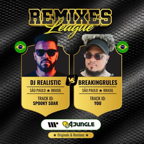 Remixes League - VS001 by Dj Realistic & BreakingRules Cover Art