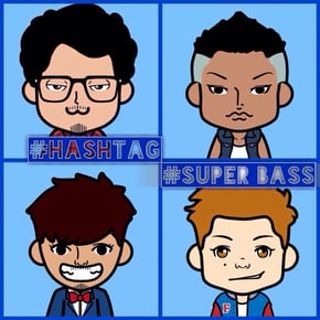 Super Bass by Hashtag Cover Art