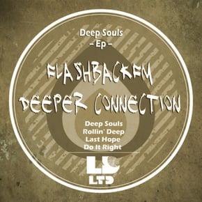 Deep Souls Ep by Deeper Connection, FlashbackFm & Western Sea Cover Art