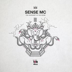 The Elephant in the Room LP by Sense MC Cover Art