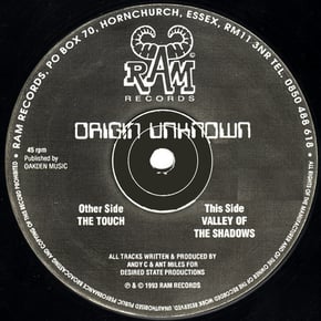 The Touch / Valley of the Shadows by Origin Unknown Cover Art