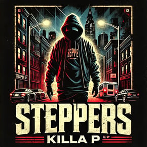 STEPPERS EP by Kasra Cover Art
