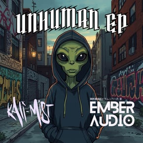 Unhuman EP by Ember Audio & Kali Mist Cover Art