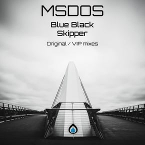 Blue Black by Dan Guidance & MSDOS Cover Art
