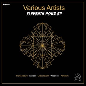 Eleventh Hour EP by Championdnb, Humanature, Wreckless, Critical Event & Ash:Ram Cover Art