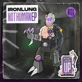 Not Human EP by Ironlung Cover Art