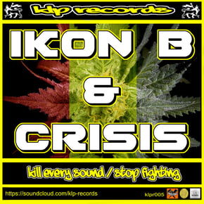 Kill Every Sound / Stop Fighting by Ikon-B Cover Art