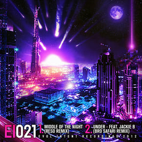 Middle Of The Night/Under Remixes by Evol Intent Cover Art