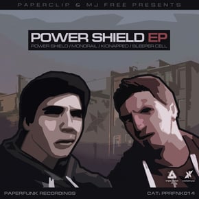 Power Shield EP by Paperclip, MJ Free & MT Cover Art
