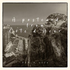 A postcard from Côte d'Azur by MSDOS & Bad 4 Life Cover Art