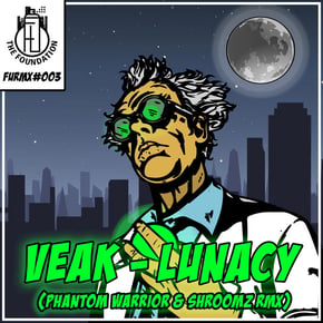 Lunacy (Phantom Warrior & Shroomx Remix) by Salaryman, Veak & Phantom Warrior & Shroomz Cover Art