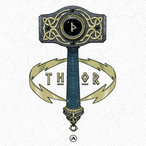 Thor (Break Remix) / Jitters by Disprove, Was A Be, Break & Dabs Cover Art