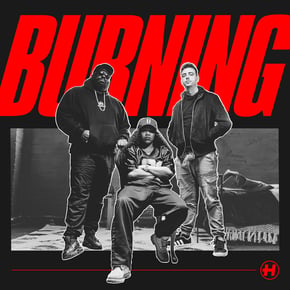 Burning by P Money, Whiney & Lady Leshurr Cover Art
