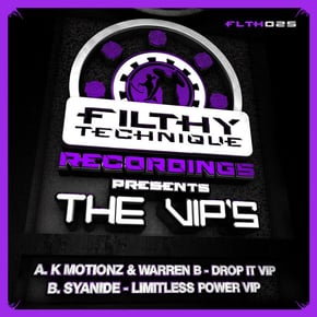 Drop It VIP / Limitless Power VIP by K Motionz, Warren B & Syanide Cover Art