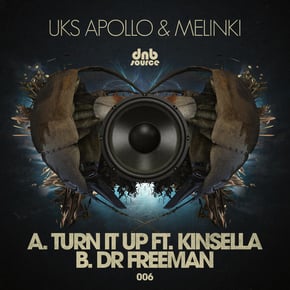 Turn It Up / Dr Freeman by Melinki Cover Art