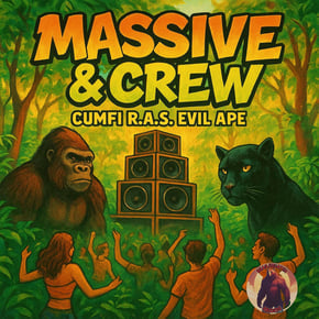 Massive & Crew by Evil Ape & Cumfi R.A.S. Cover Art