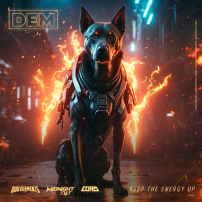 Keep The Energy Up by Dub Elements, Coppa & MIDNIGHT CVLT Cover Art