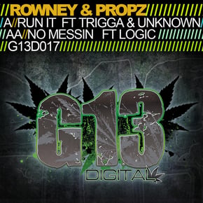 Run It / No Messin by Rowney & Propz Cover Art