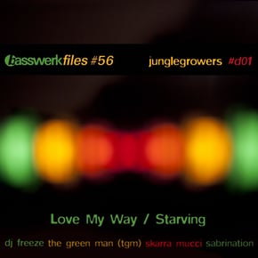 Basswerk Files #056 / Junglegrowers #d01 by The Green Man (TGM) Cover Art