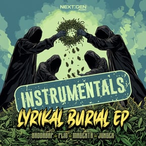 Lyrikal Burial EP (Instrumentals) by Magenta Cover Art