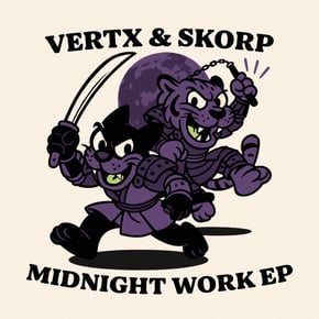 Midnight Work EP by Skorp Cover Art
