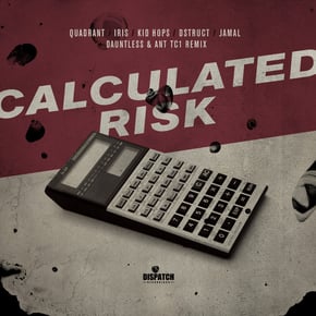 Calculated Risk EP by Quadrant & DEAD BATTERY Cover Art