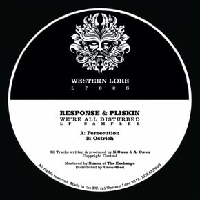 We're All Disturbed (Lp Sampler) by Response & Pliskin Cover Art
