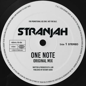 One Note by STRANJAH Cover Art