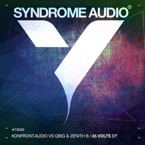 45 Volts EP by Konfront.Audio, QZB & Monty Cover Art