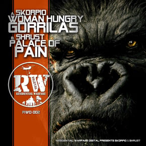 Women Hungry Gorillas / Palace Of Pain by Shrust Cover Art