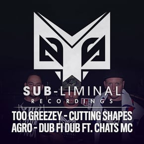 Cutting Shapes / Dub Fi Dub by Too Greezey, Agro & Chats MC Cover Art