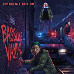 BASSLINE VANDAL by Jman, W.edy Wonders & DJ Fastcut Cover Art
