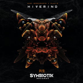 Hive Mind LP by AKOV, Screamarts & Pluvio Cover Art