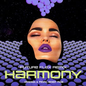 Harmony (Future Flex Remix) by Benny Page, Origin8a & Propa & Future Flex Cover Art